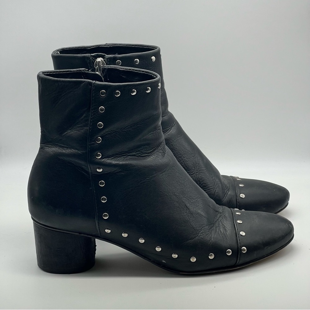 Rebecca‎ Minkoff Black Studded Ankle Boots